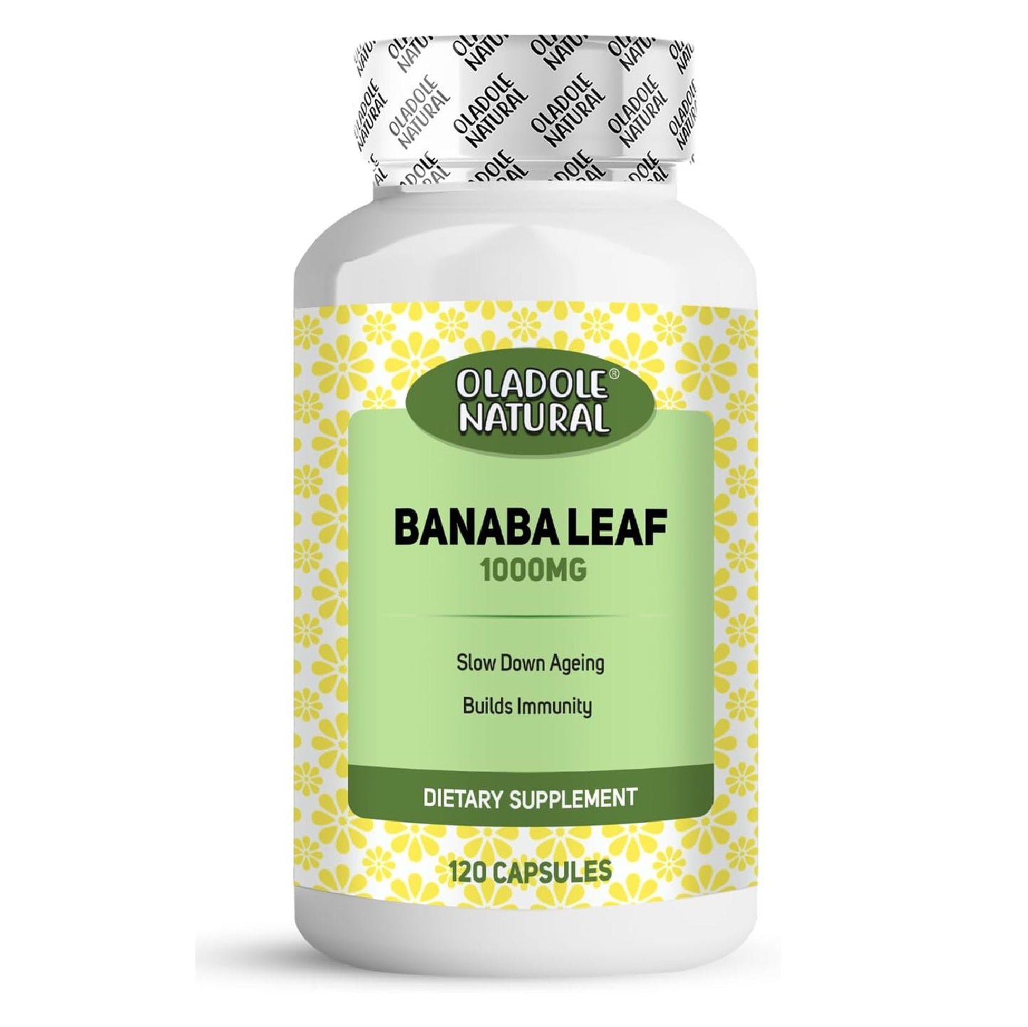 Banaba Leaf Extract 500 mg 120 Capsules