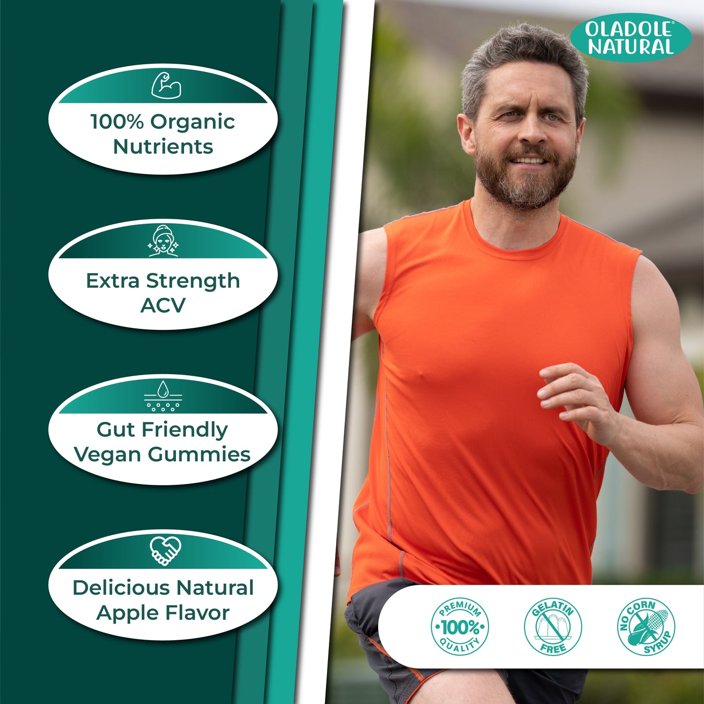 Apple Cider Vinegar Gummy Apple Flavour 60 Gummies