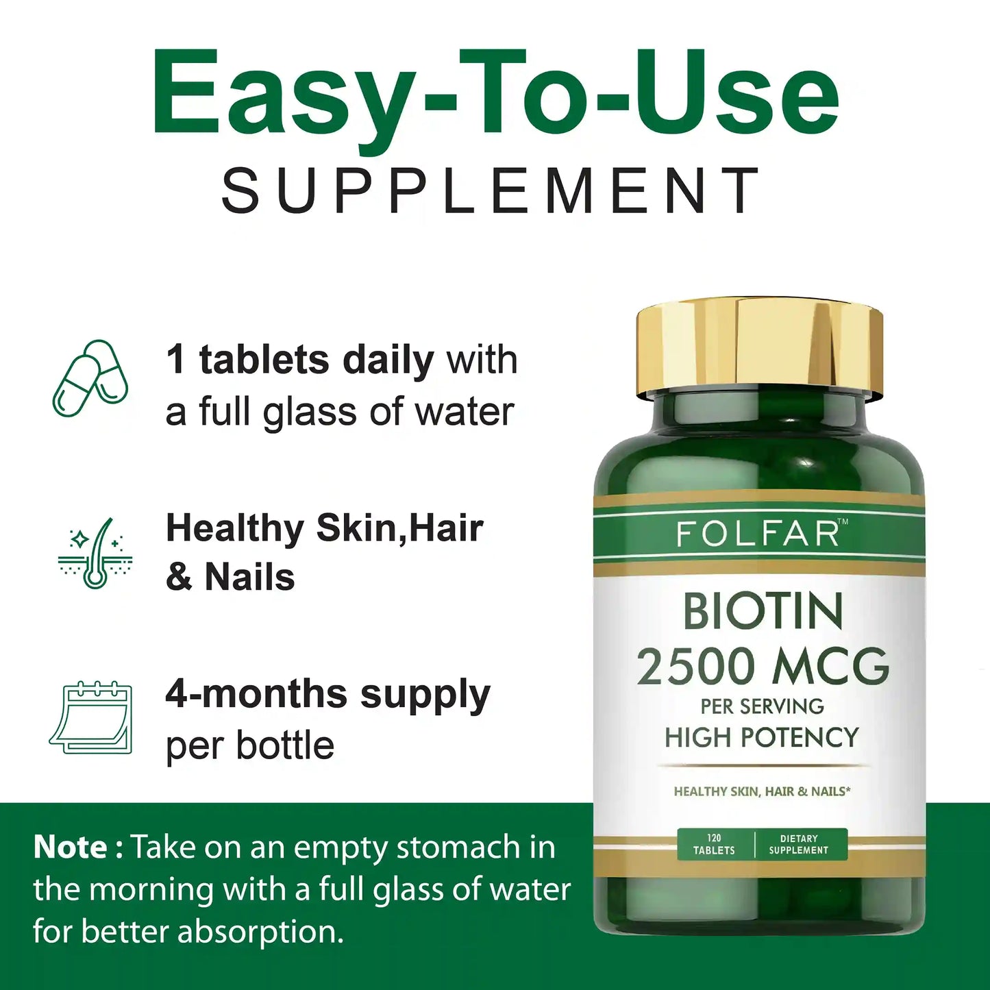 Biotin 2500mcg 5