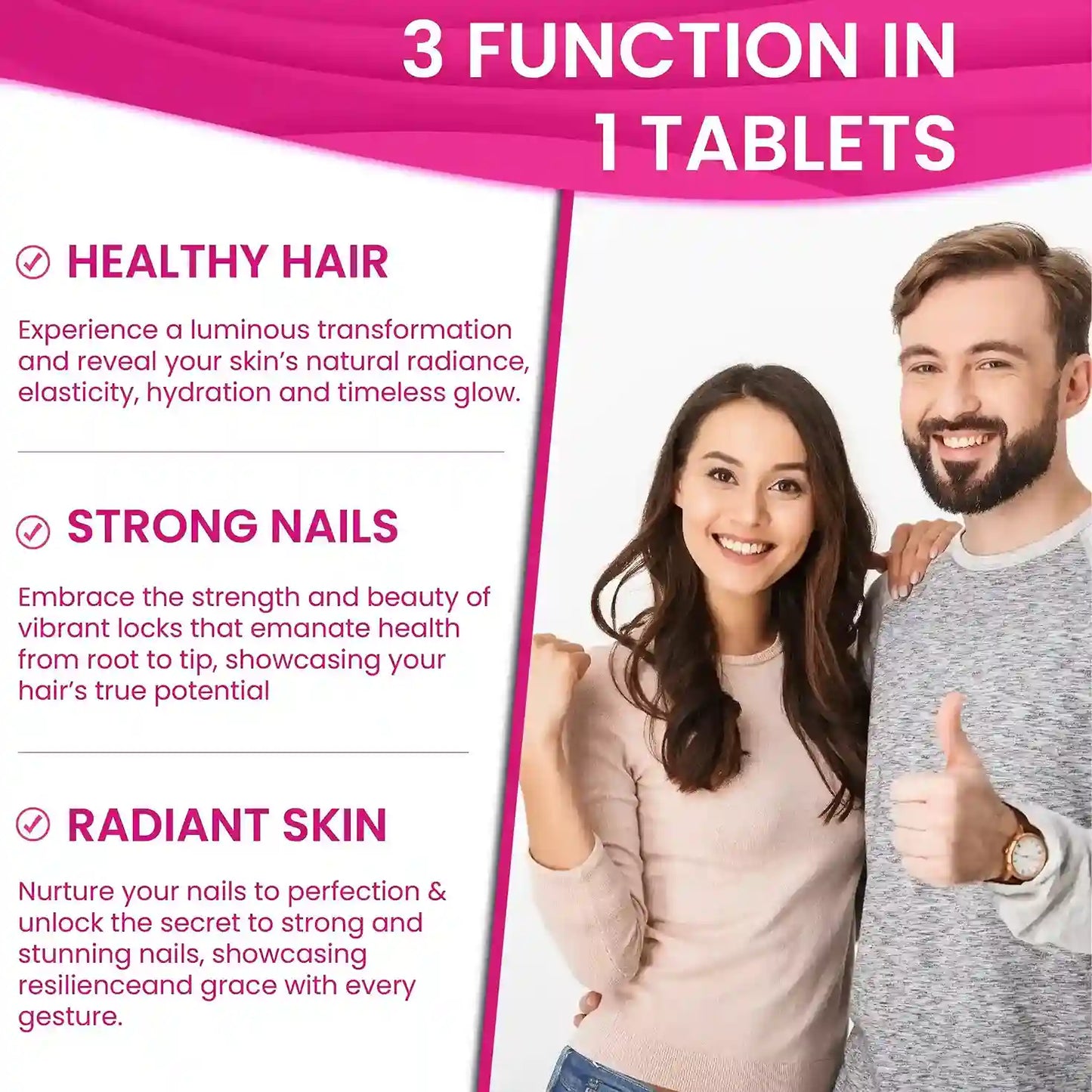 Bloomcell Super Collagen + Biotin- 270 Tablets ,Type 1& 3