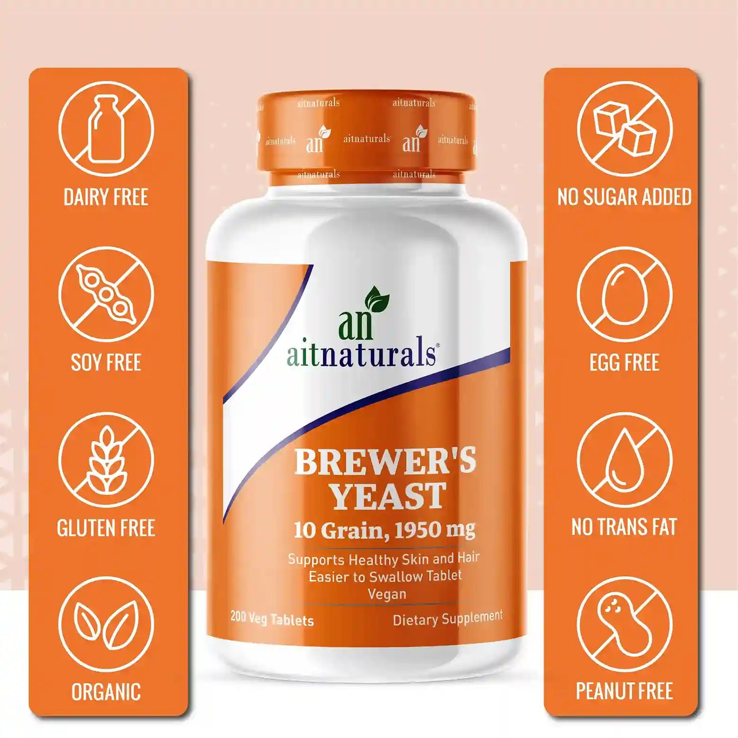Brewer's Yeast Tablets | 200 Tablets 1950mg