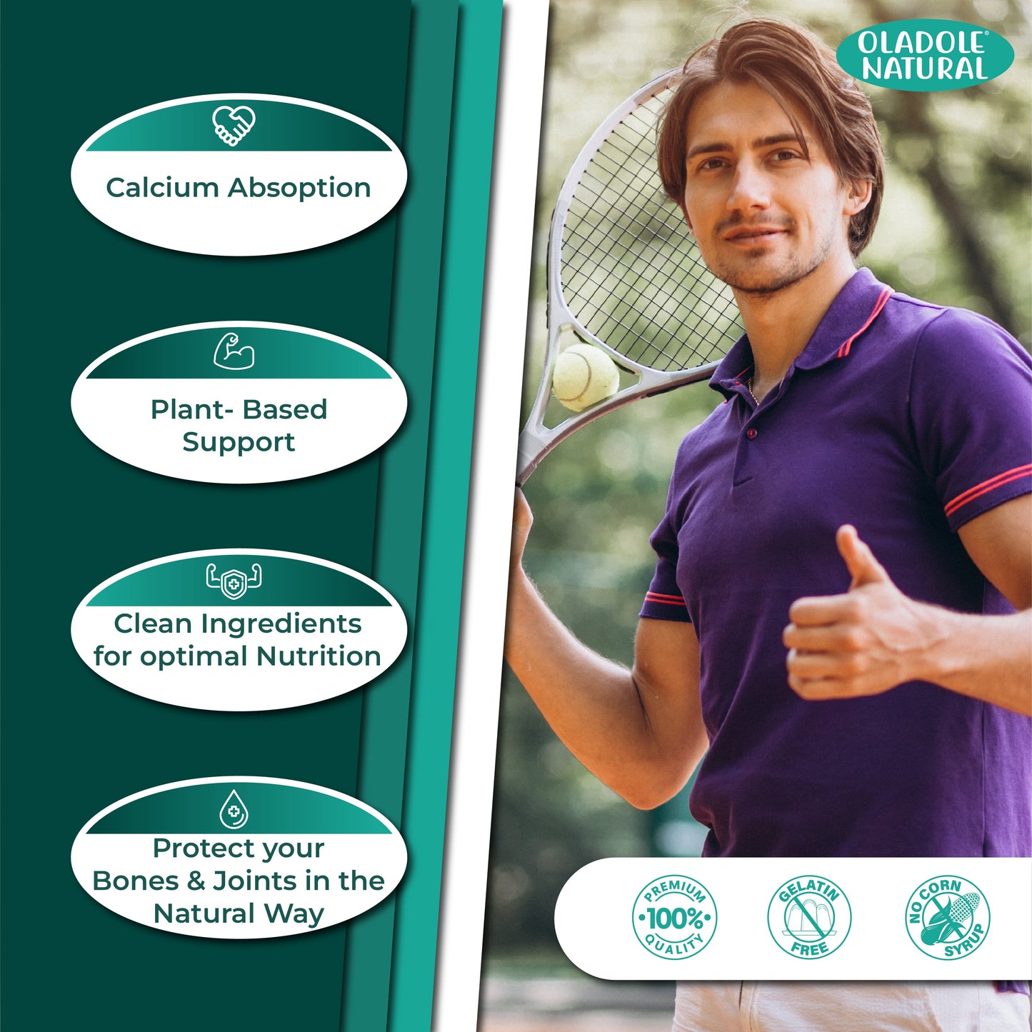 Calcium + Vitamin D3 Supplement 120 Softgels