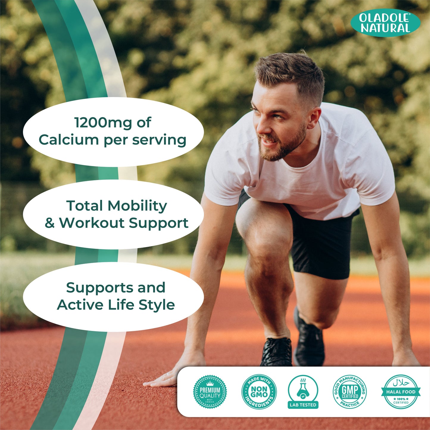 Calcium + Vitamin D3 Supplement 120 Softgels