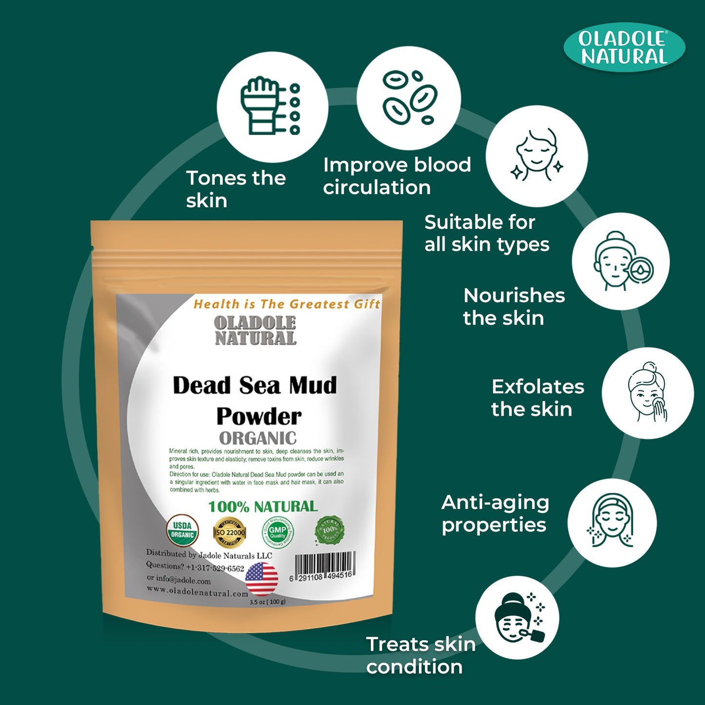 Dead Sea Mud Powder 100g