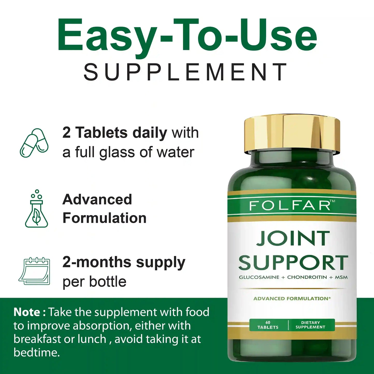 Folfar Joint Support - 60 Tablets