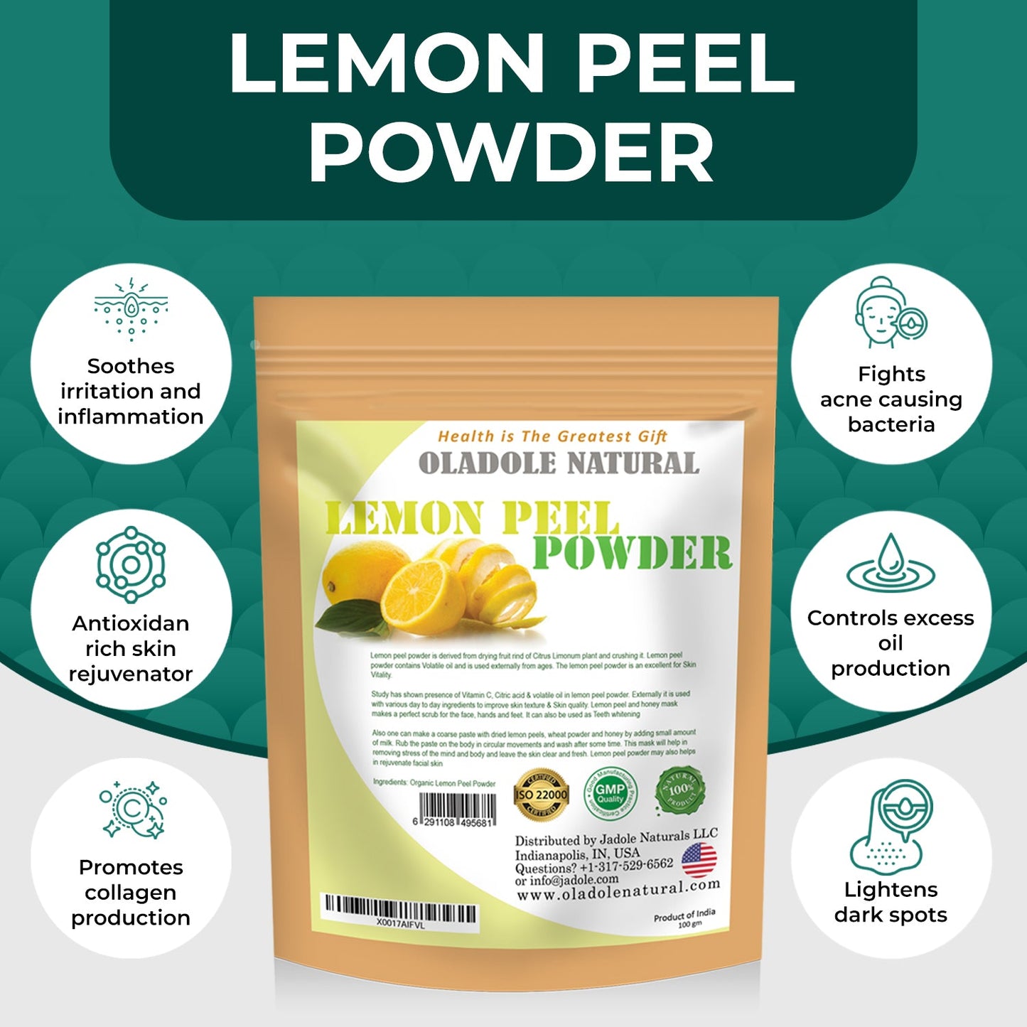 Lemon Peel Powder 100g