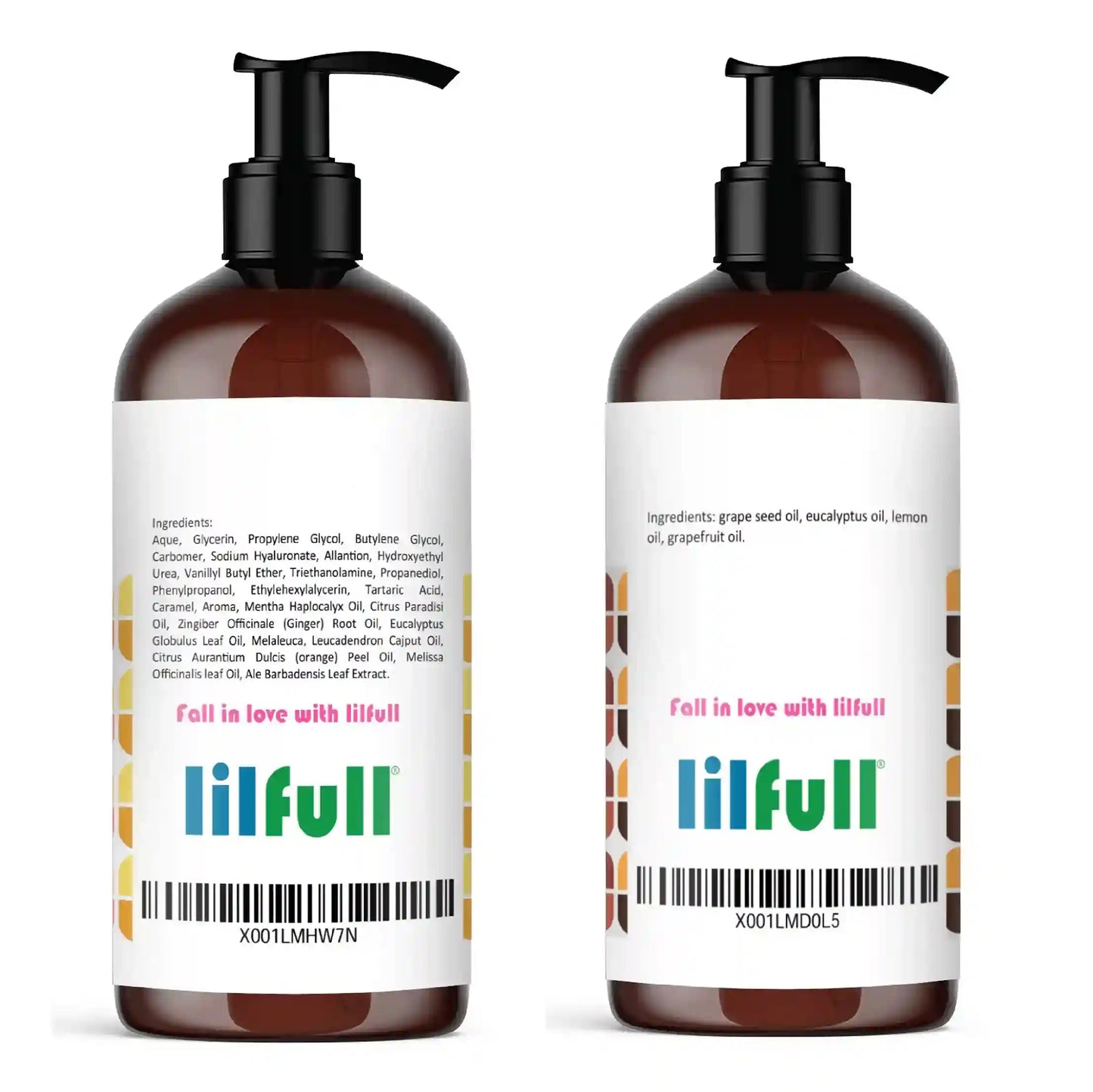 Lilfull Cellulite Massage Oil, Hot Cream & Brush Massager Set