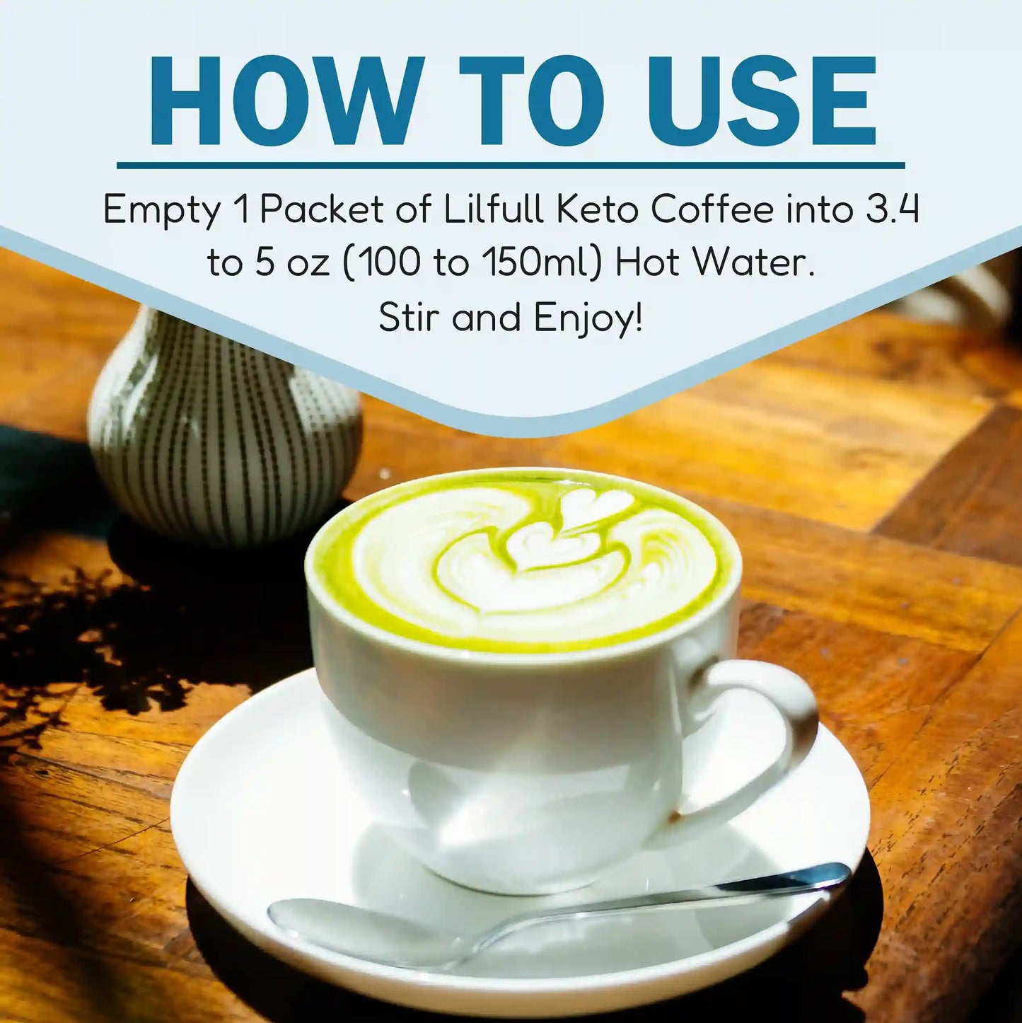 Lilfull Keto Coffee Avocado flavor- 10 packets