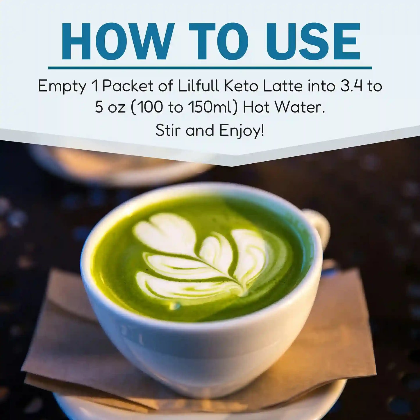 Lilfull Slim Blend Keto slimming Matcha Latte Ketogenic, Dietry