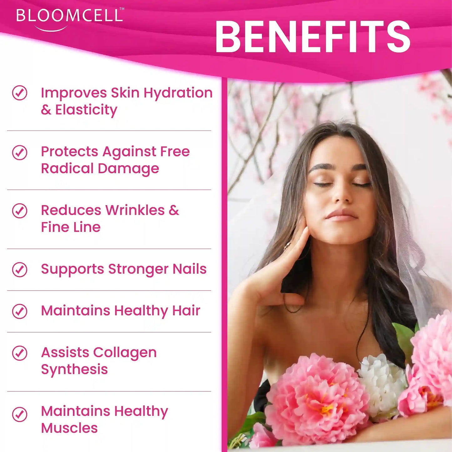 Bloomcell Marine Collagen Powder- 201g (Unflavored)