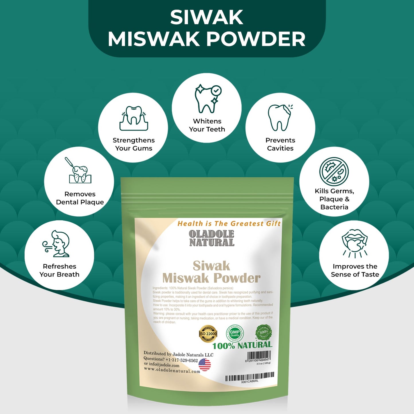 Miswak (Siwak) Powder, 100 g