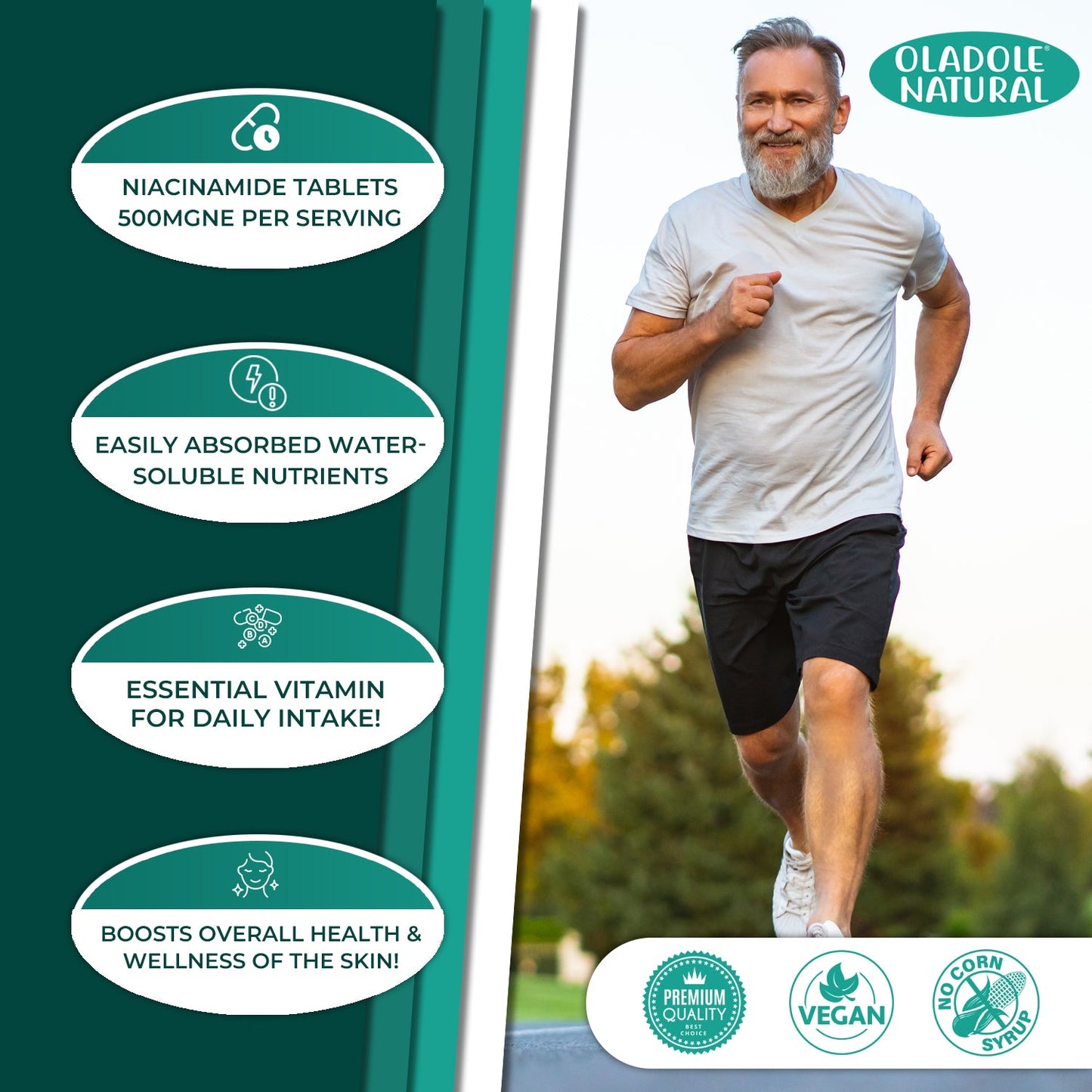 Niacinamide Vitamin B3 500mgNE 120 Tablets