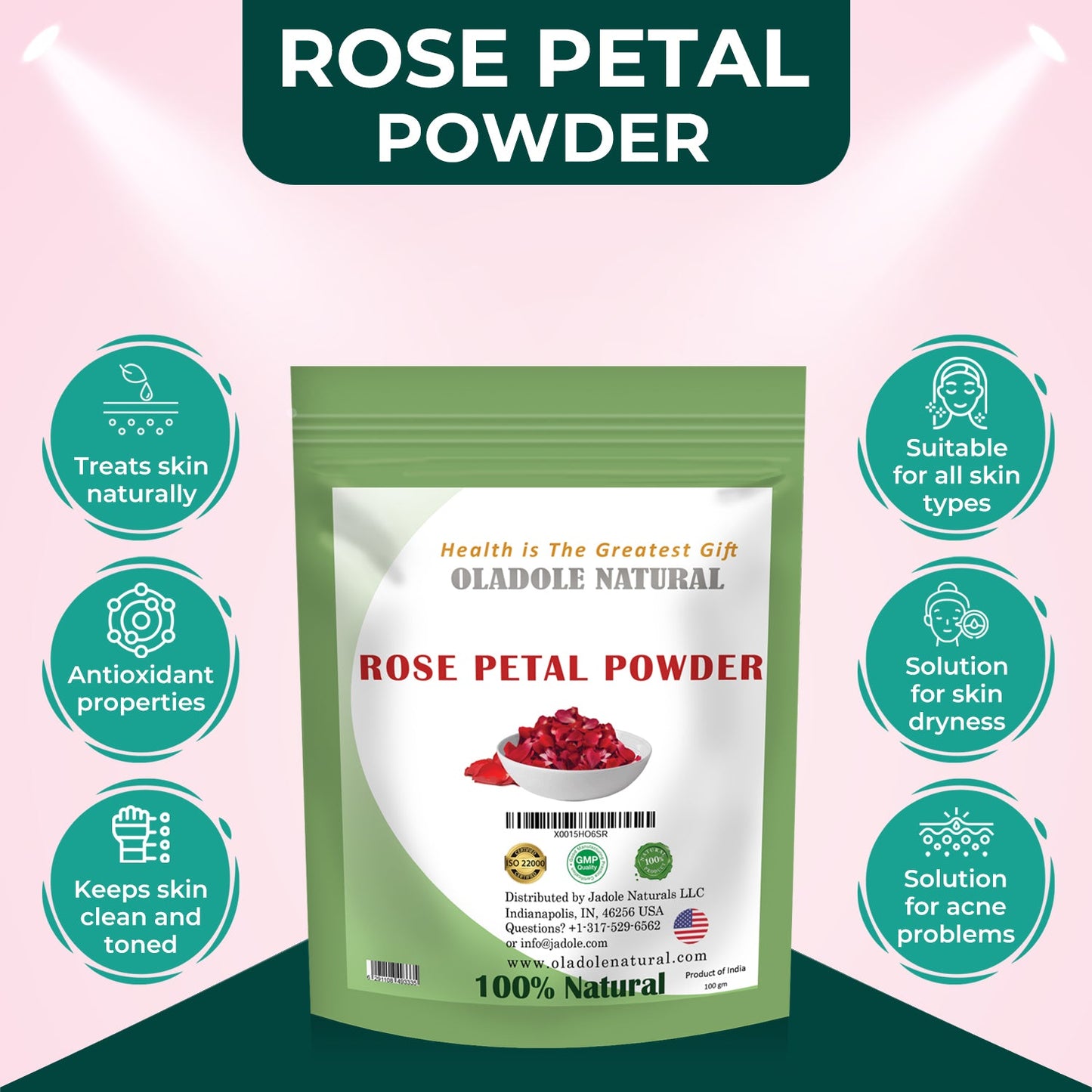 Rose Petal Powder 100g