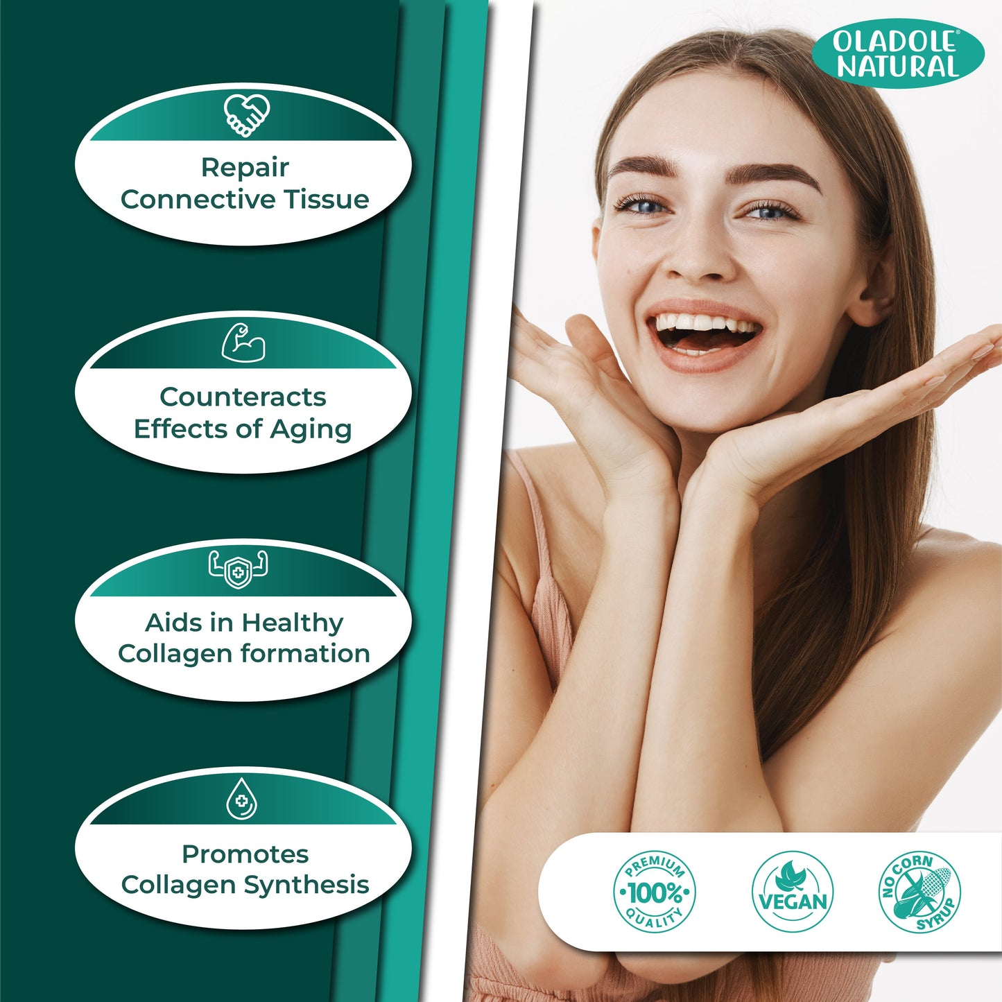 Super Collagen with Vitamin C 6000mg 120 Tablets