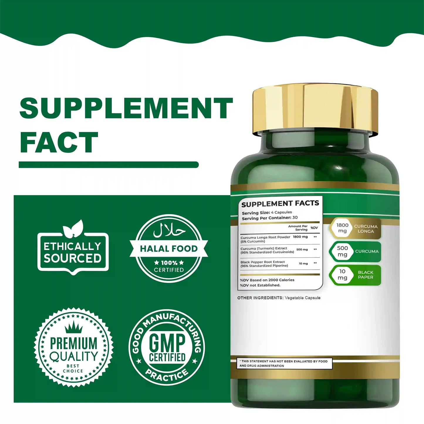 Folfar 95% Curcumin Extract - 2310mg
