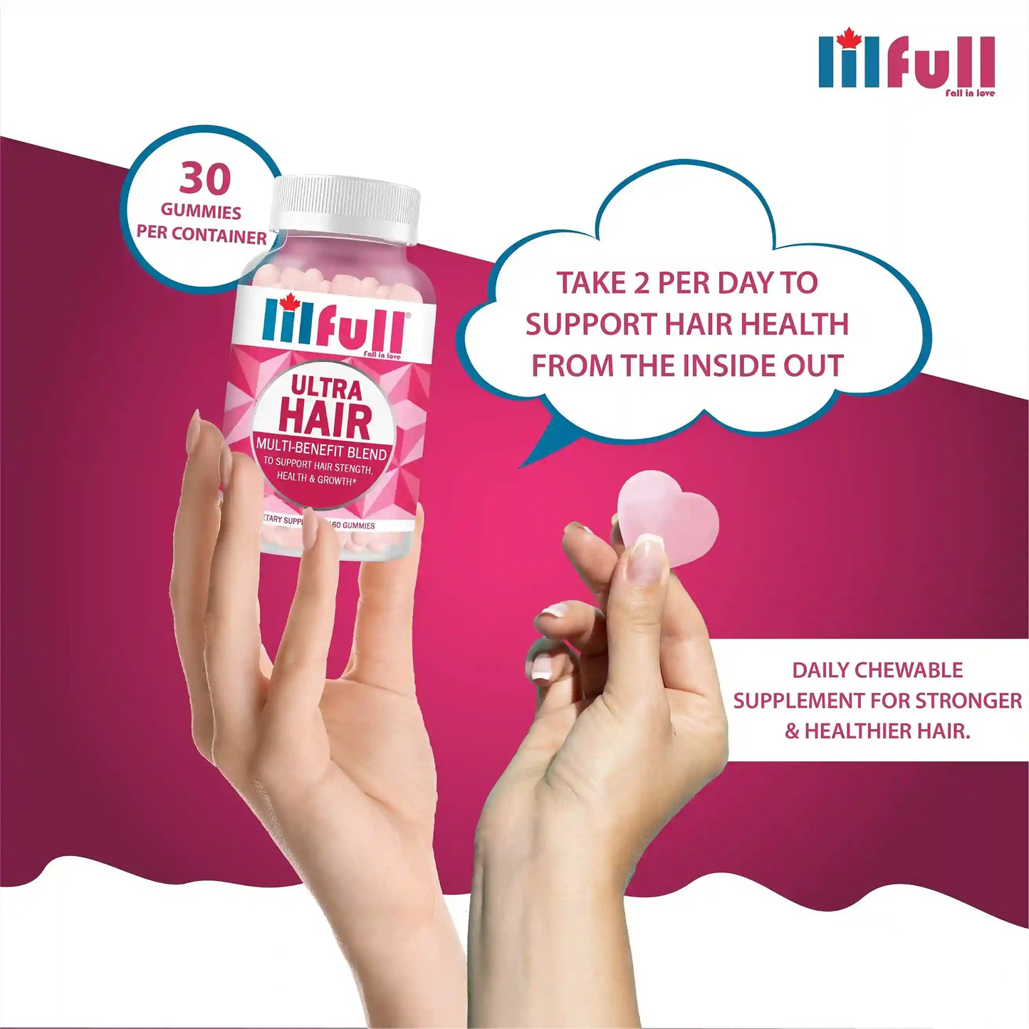 Lilfull Ultra Hair Vitamins with Biotin
