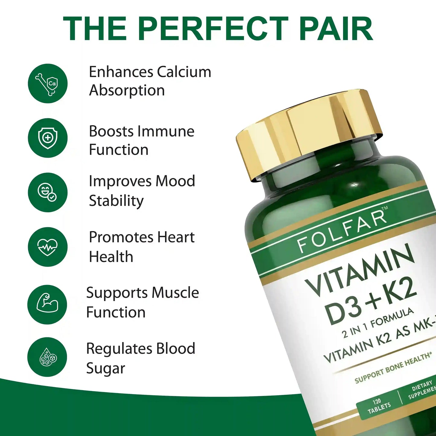 Vitamin D3 4000 IU + K2 3