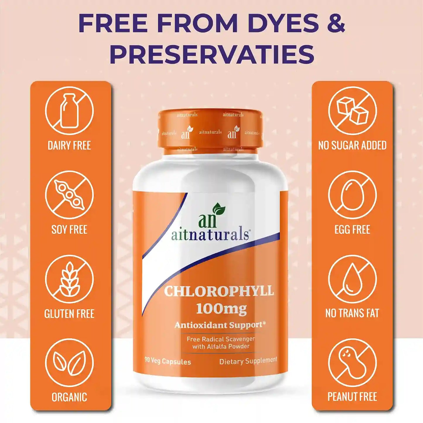 Chlorophyll - 100 mg (90 Capsules)