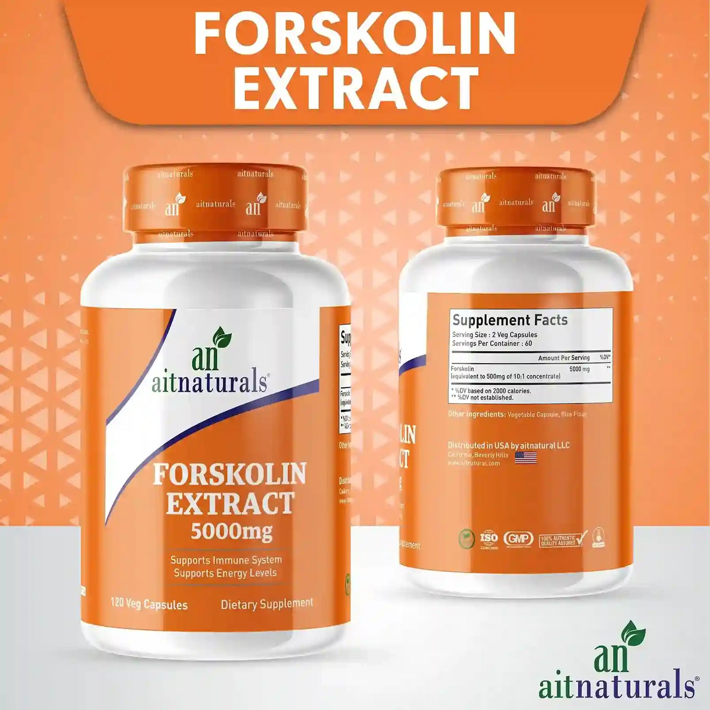 Forskolin Extract - 5000 mg (120 Capsules)