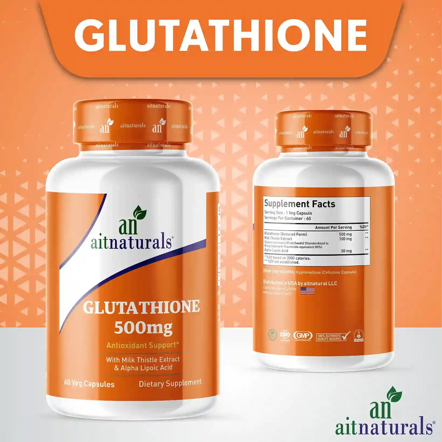 Glutathione(500mg)-60 Capsules