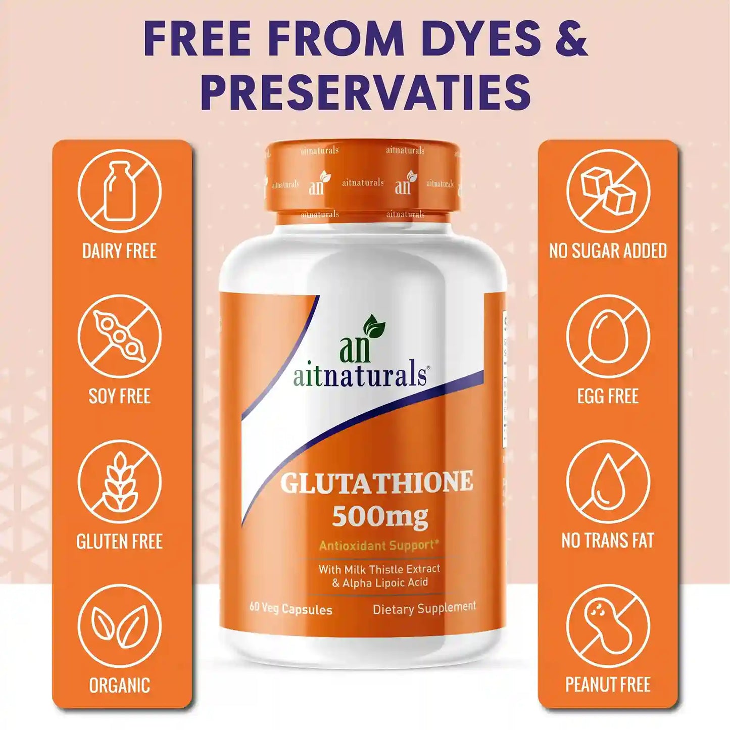 Glutathione(500mg)-60 Capsules