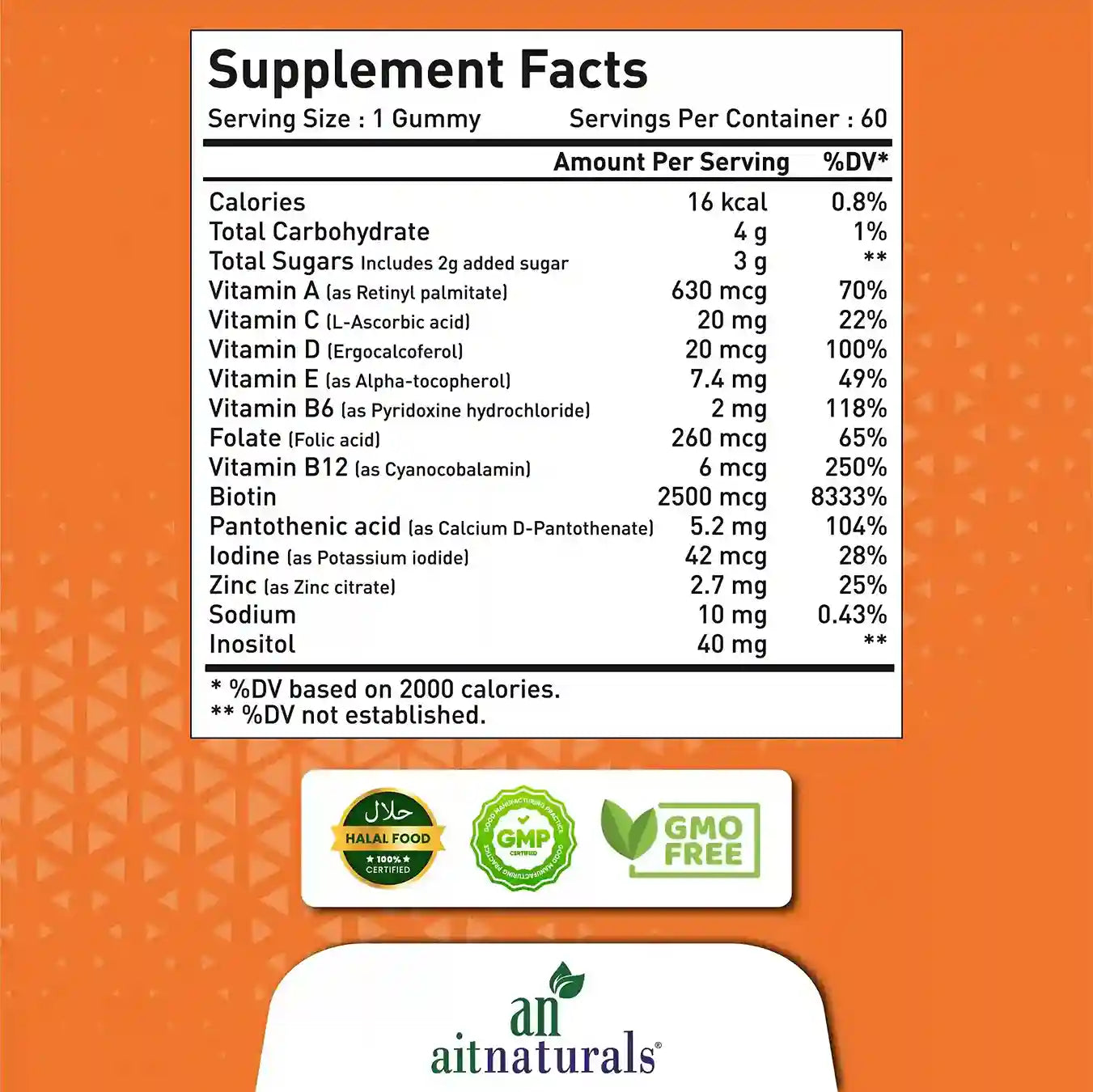 Hair Vitamin Gummies-Strawberry