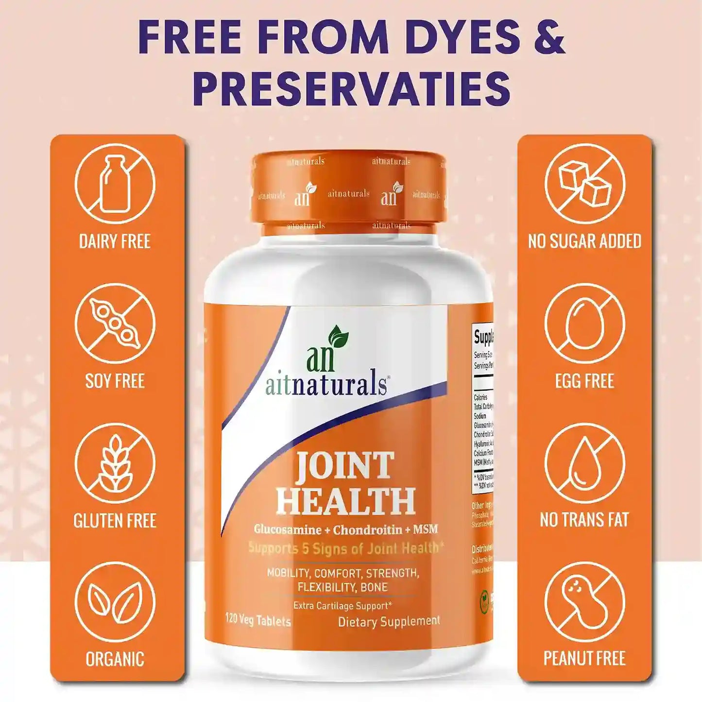 Aitnaturals Joint Health - 120 Tablets