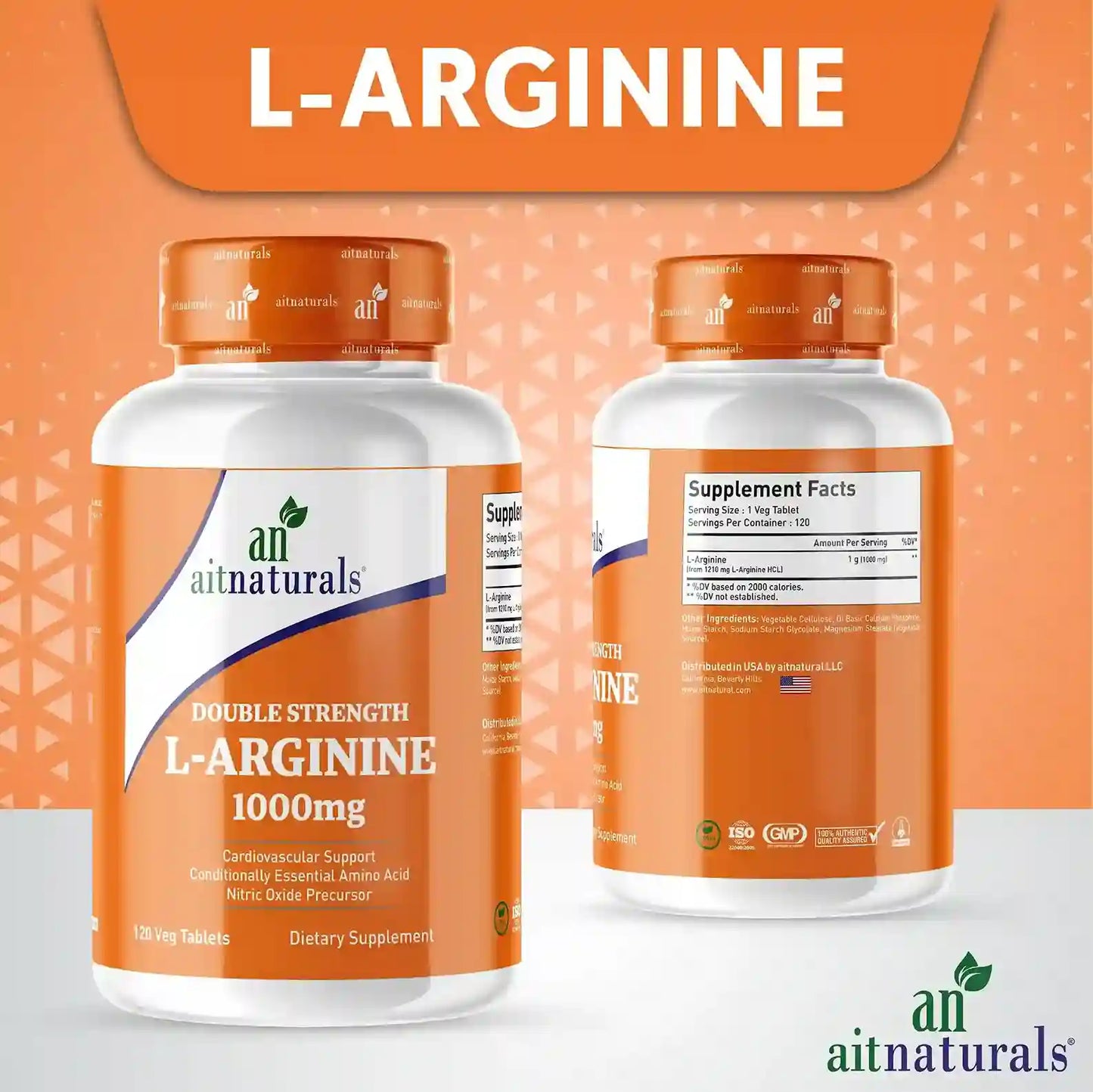 Double Strength L-Arginine - 1000 mg