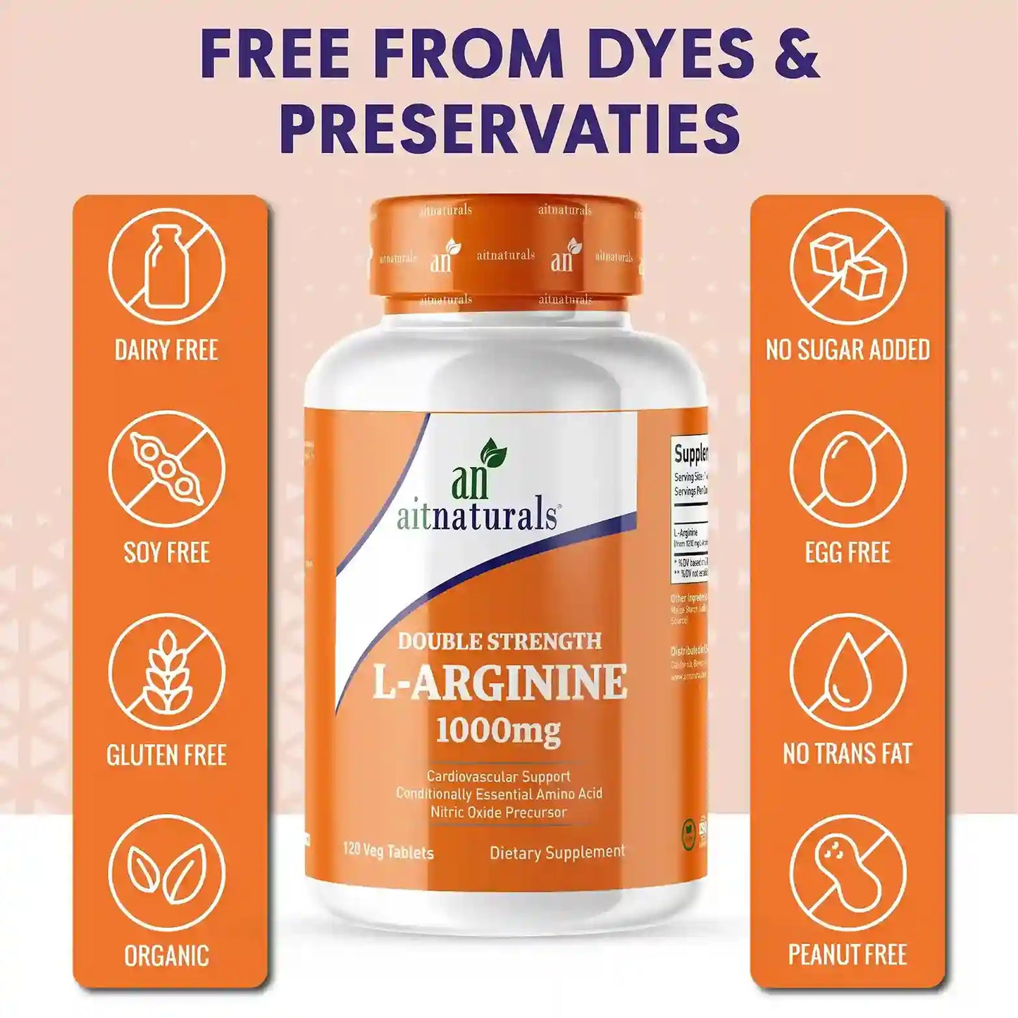 Double Strength L-Arginine - 1000 mg