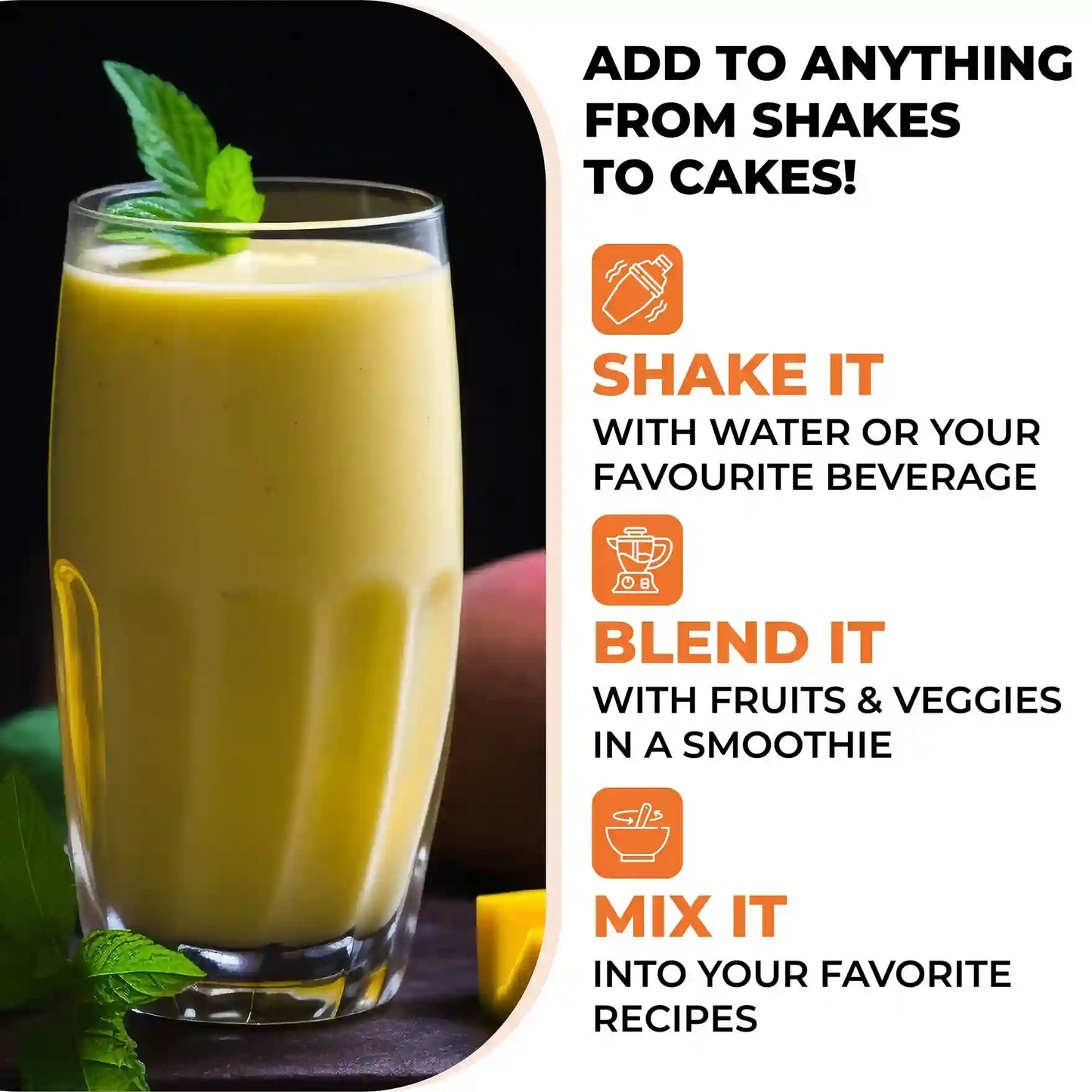 Aitnaturals Organic Protein - Mango Flavour