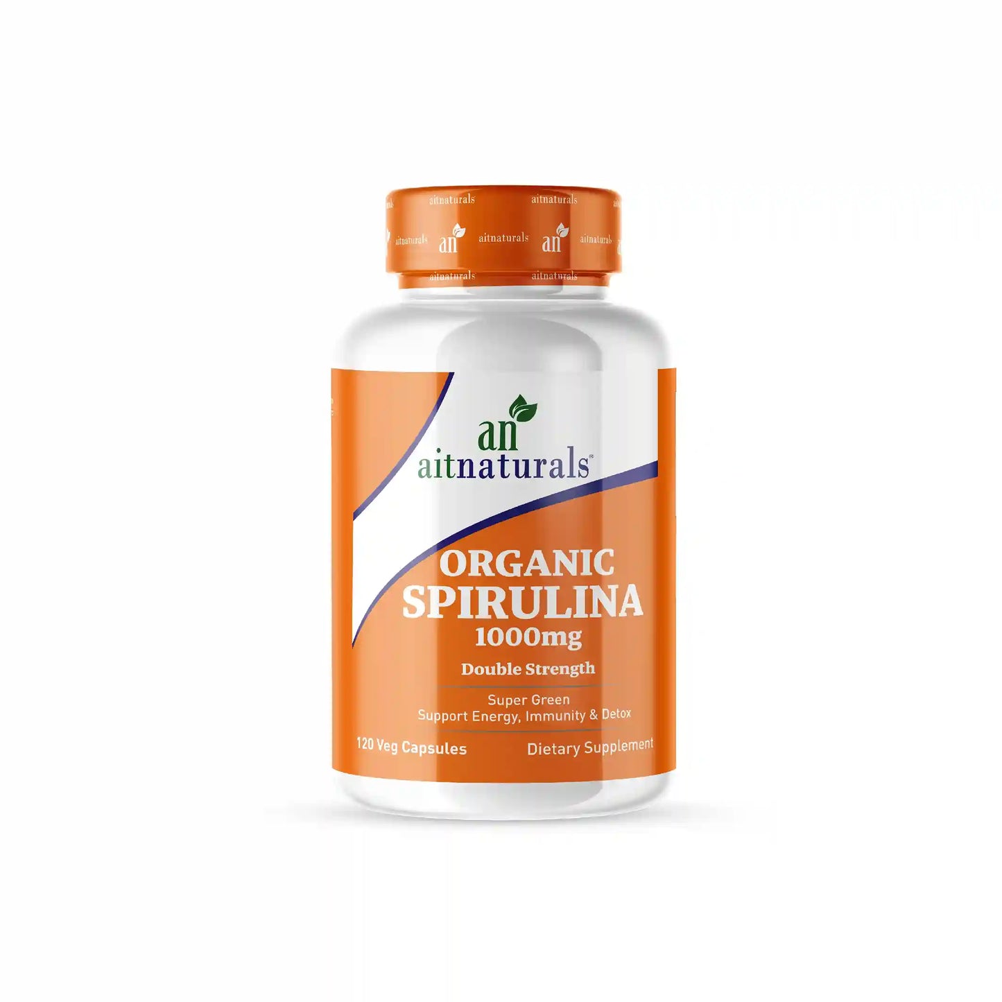 Organic Spirulina - 1000 mg (120 Capsules)