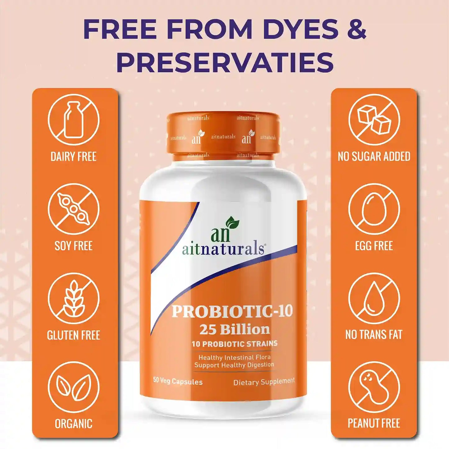 Probiotic 10-25 Billion (50 Capsules)