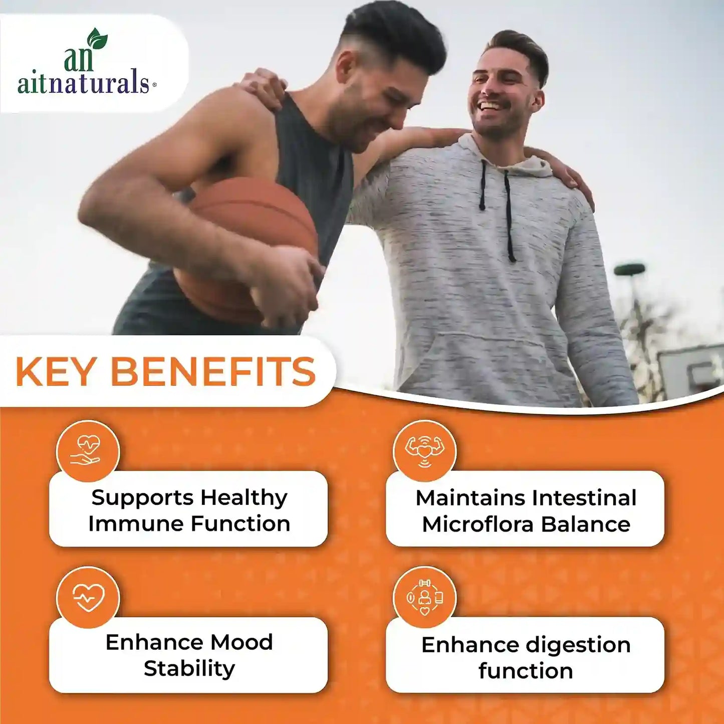 Aitnaturals Probiotics Men's - 50 Billion
