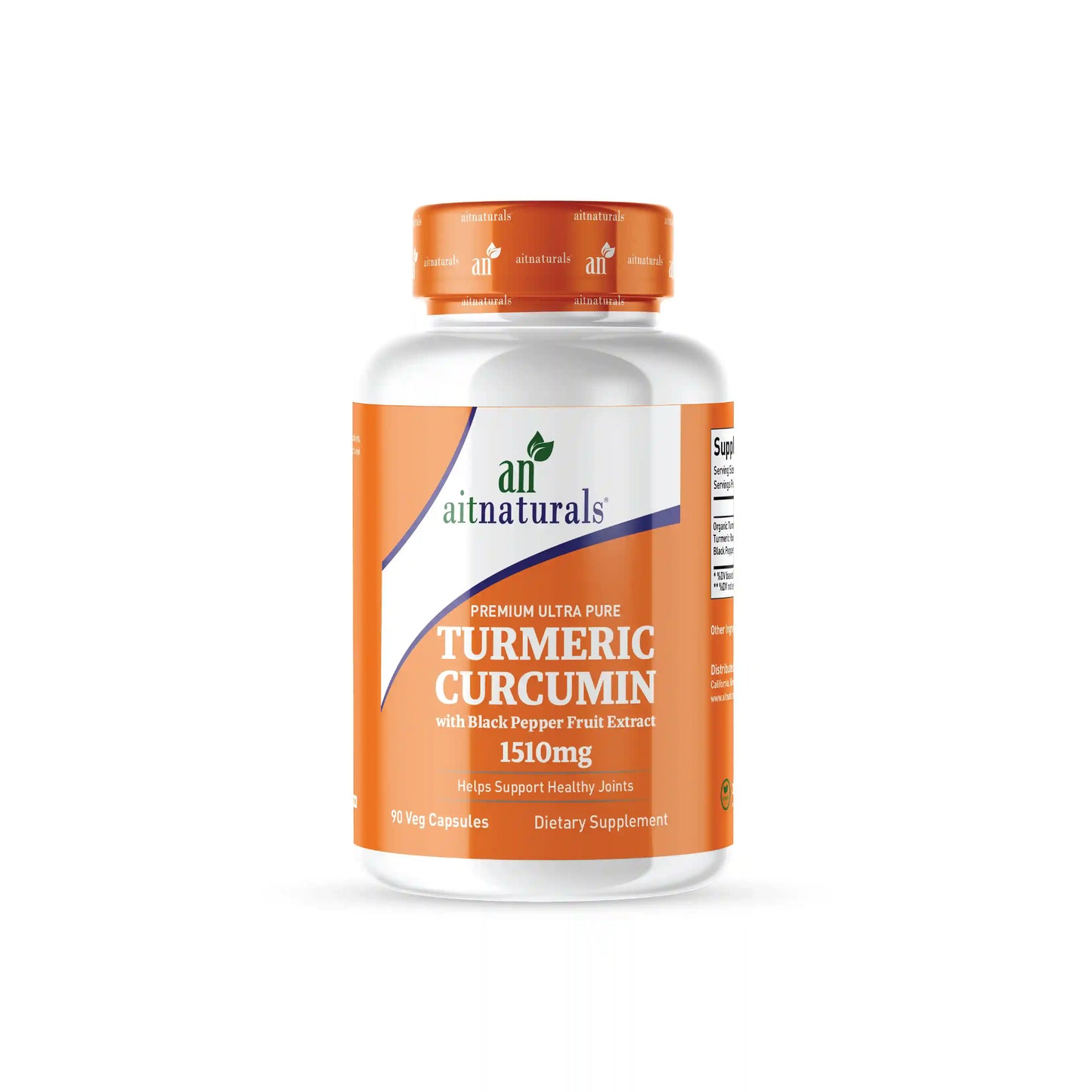 Aitnaturals Turmeric Curcumin - 1510 mg (90 Capsules)