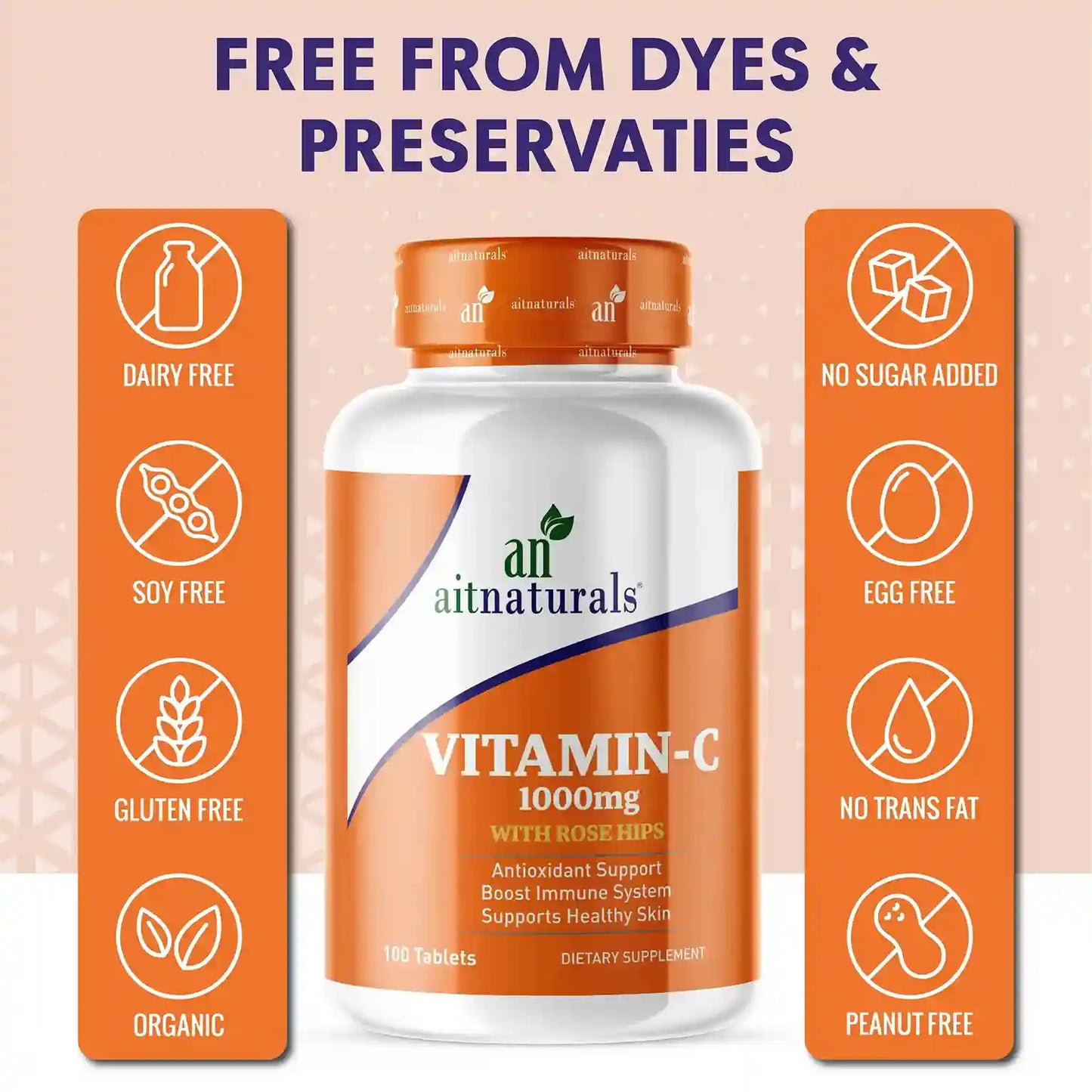 Vitamin C 1000 mg with Rosehips