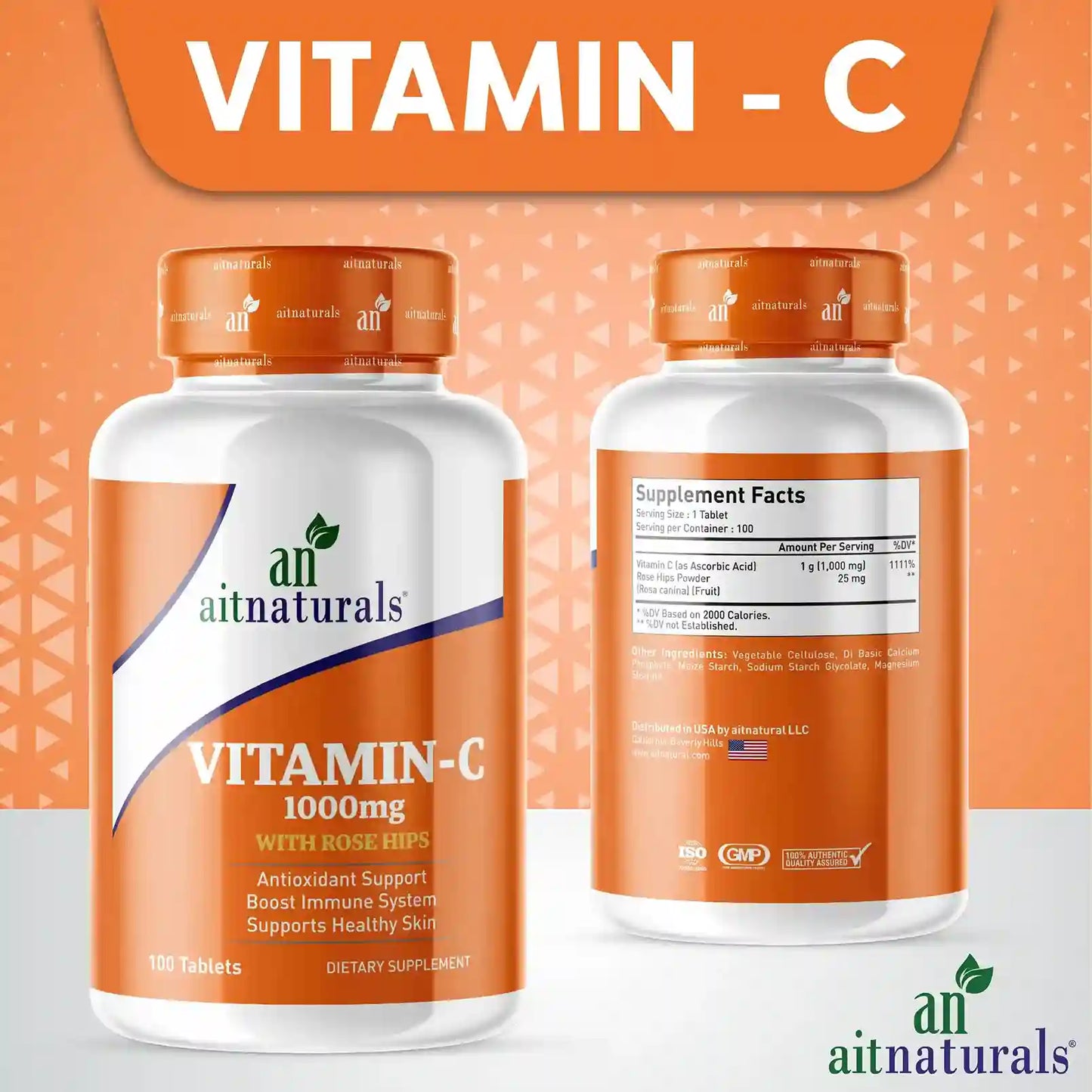 Vitamin C 1000 mg with Rosehips