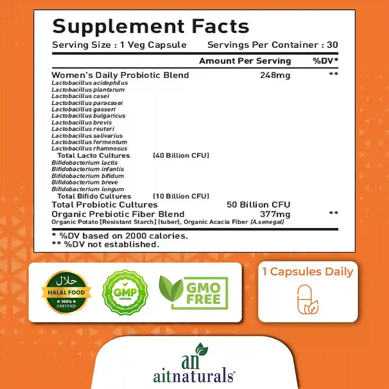 Probiotic Women's - 50 Billion