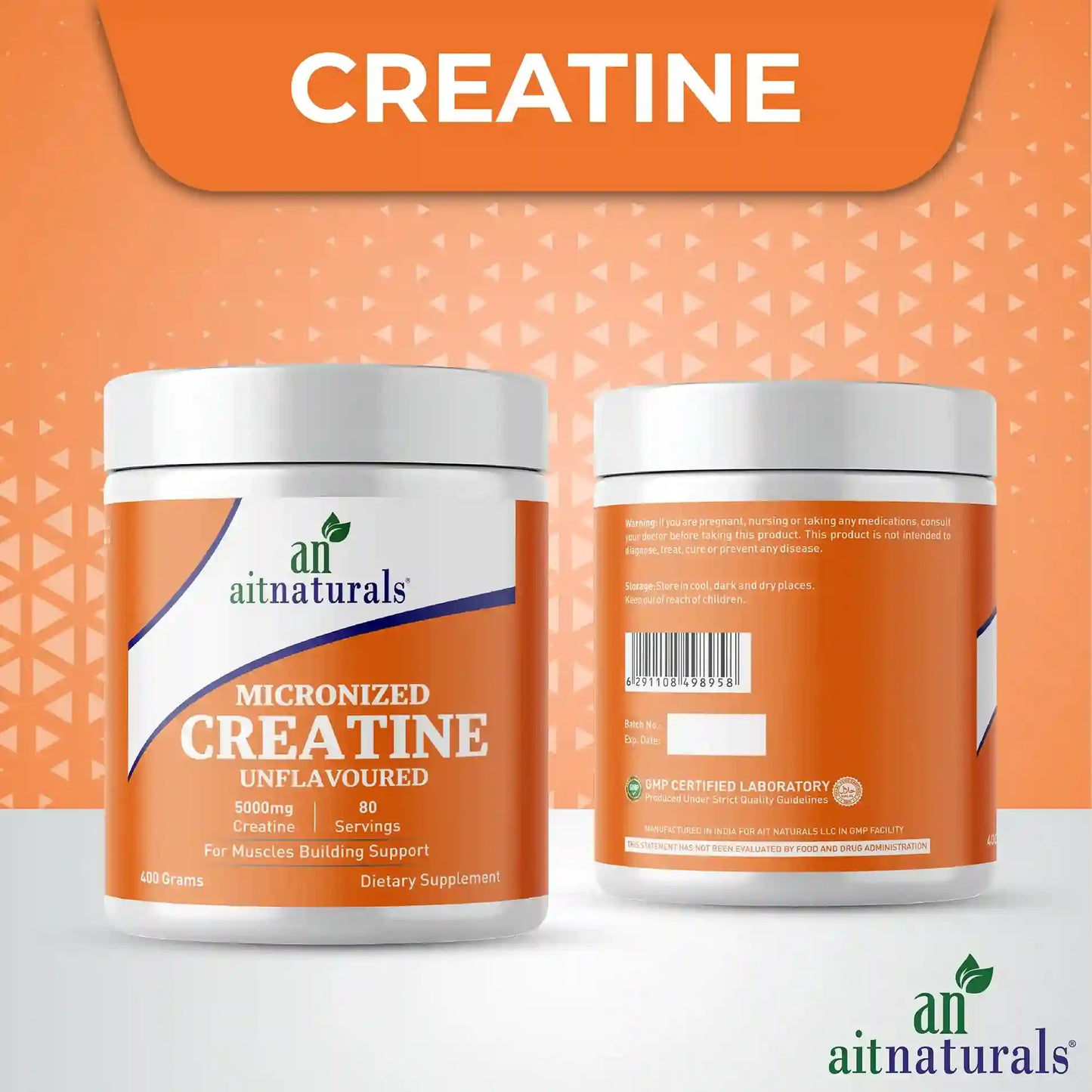 Micronized Creatine Unflavoured - 400 g