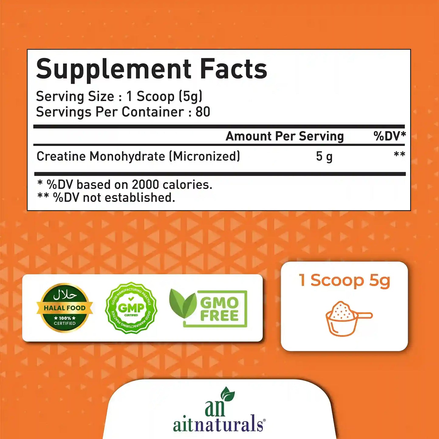 Micronized Creatine Unflavoured - 400 g