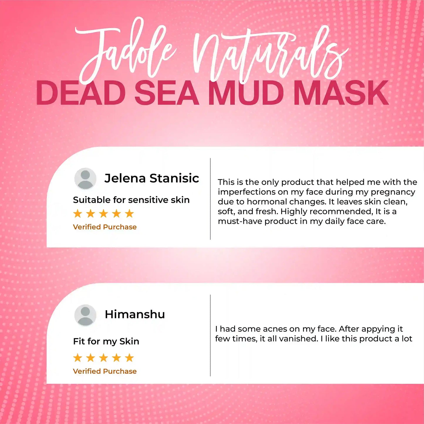 Jadole Naturals Dead Sea Mud Mask For Face & Skin 250g