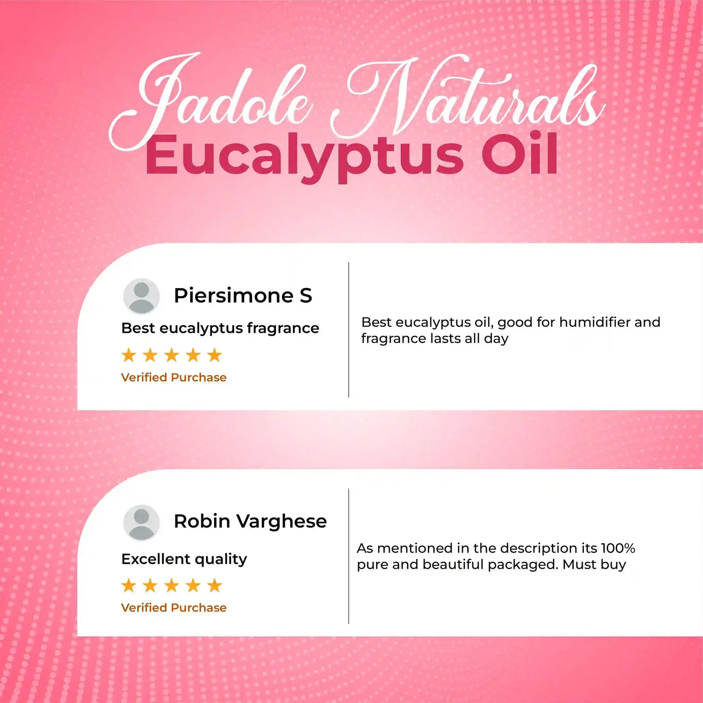Jadole Naturals Eucalyptus Essential Oils 30ml