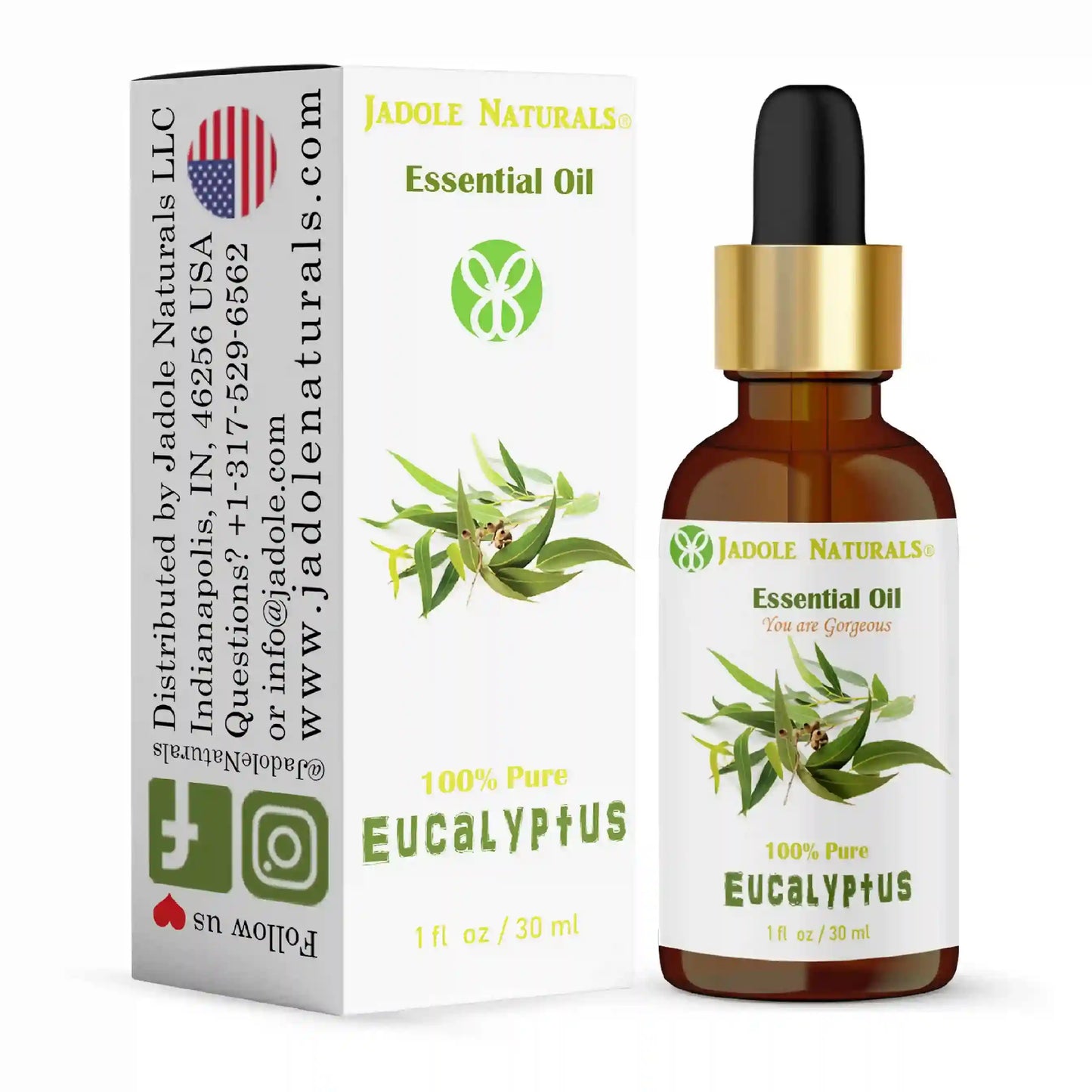 Jadole Naturals Eucalyptus Essential Oils 30ml