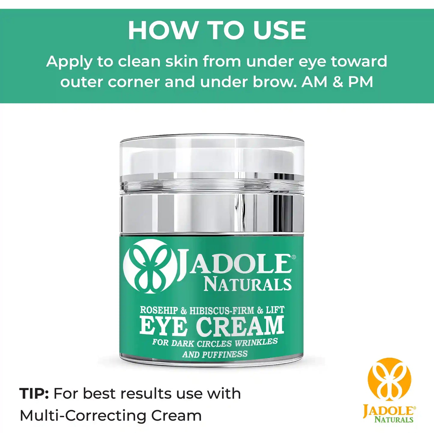 Jadole Naturals Eye Cream Moisturizer 50g