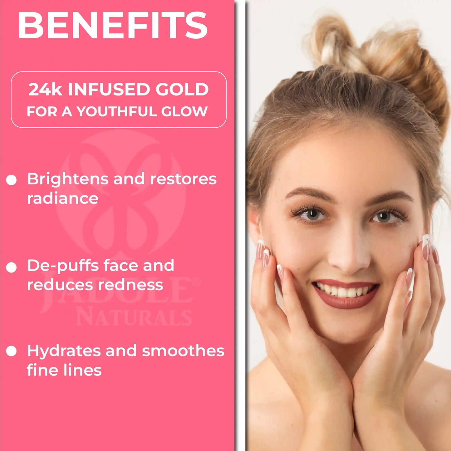 Jadole Naturals Gold Facial Mask 8.8 Oz, 250g