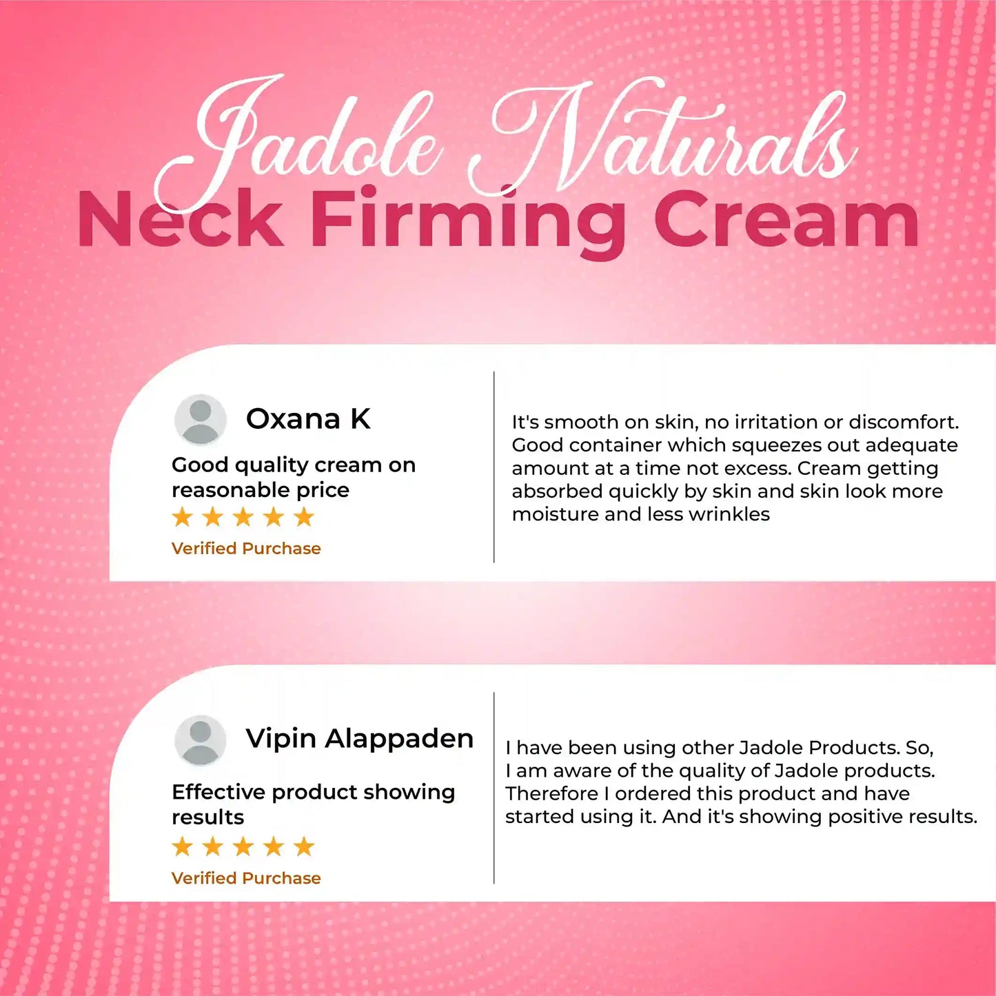 Jadole Naturals Neck Firming Cream 50ml