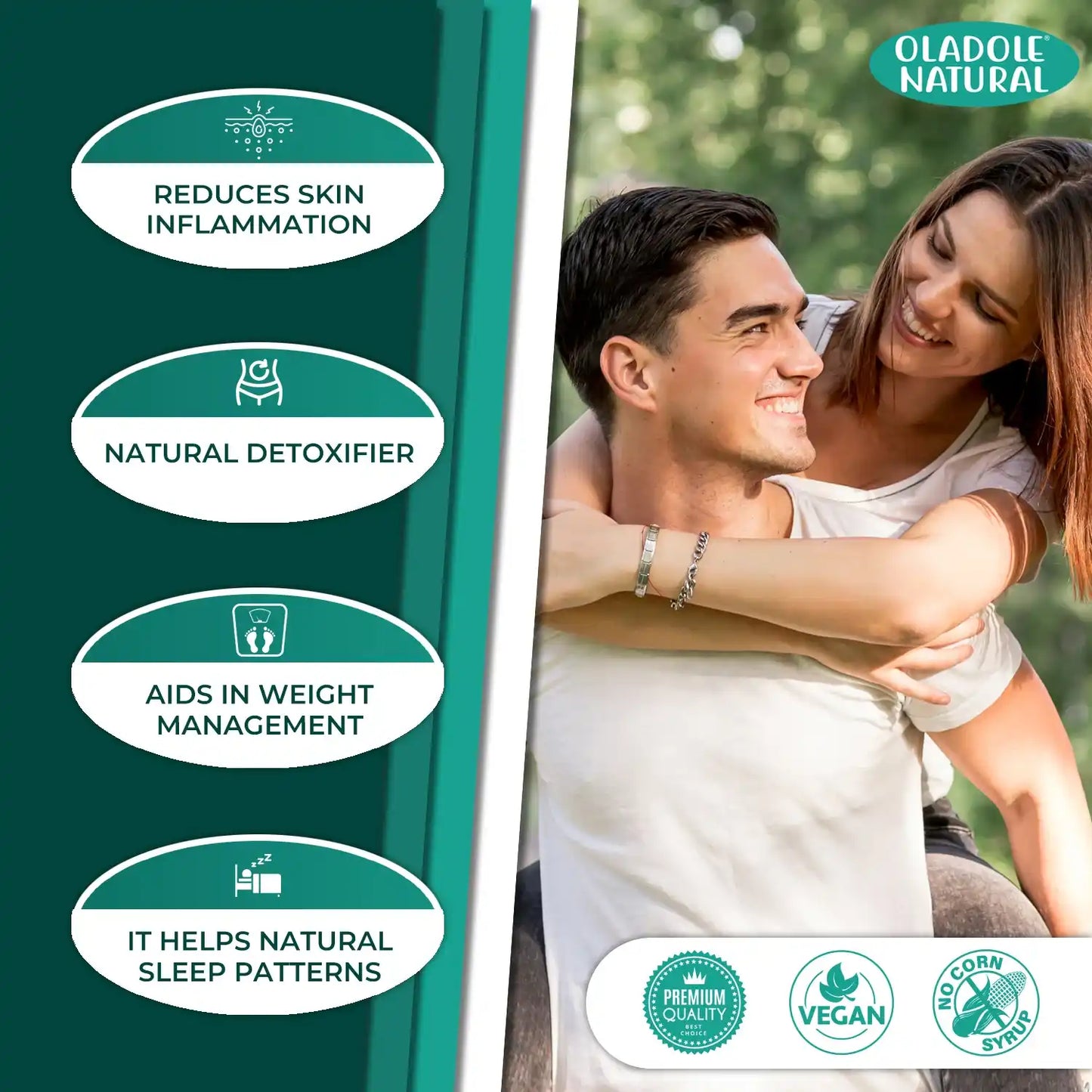 Oladole Natural Aloe Vera 1000mg 120 Capsules
