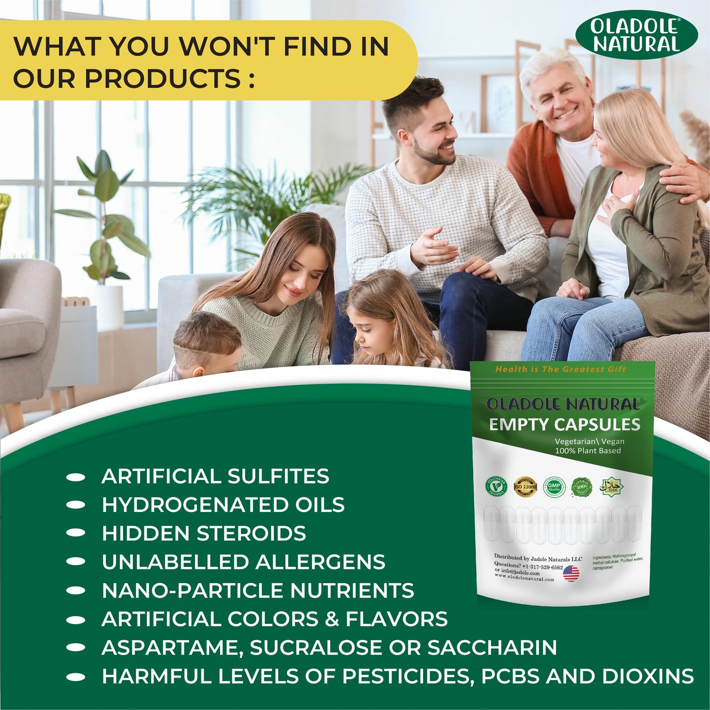 Oladole Natural Empty Capsules Our Product Features