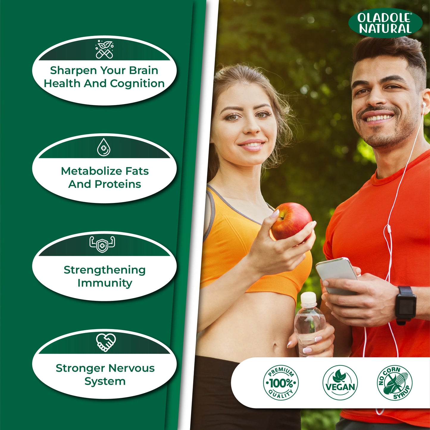 Oladole Natural Liposomal Vitamin C 2000mg- 180 Tablets