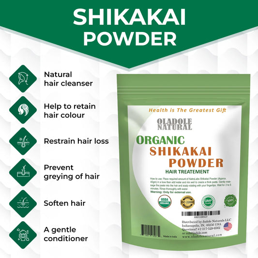Oladole Natural Organic Shikakai Powder Hair Care