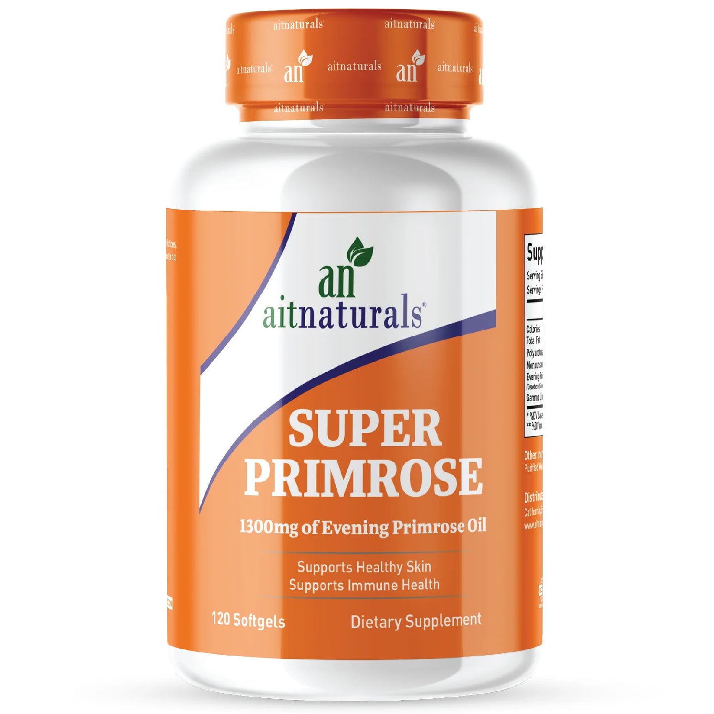 Aitnaturals Super Primrose - 1300mg (120 Softgels)